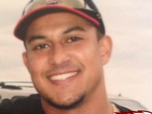 Freddy Guzman action photo